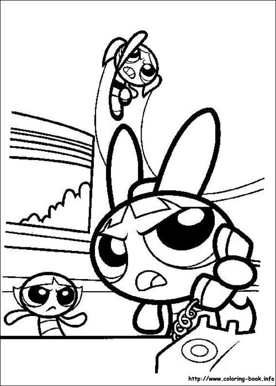 Powerpuff Girls coloring picture